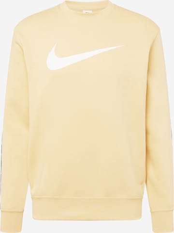 Bluză de molton de la Nike Sportswear pe bej: față