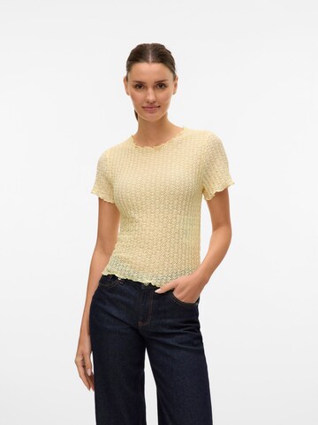 Aware Shirt 'VMShelby' in Geel: voorkant
