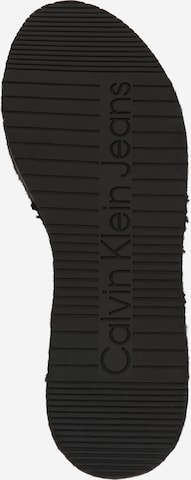 Calvin Klein Jeans Páskové sandály – černá