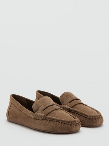 MANGO Mokasini 'Iso1' | rjava barva