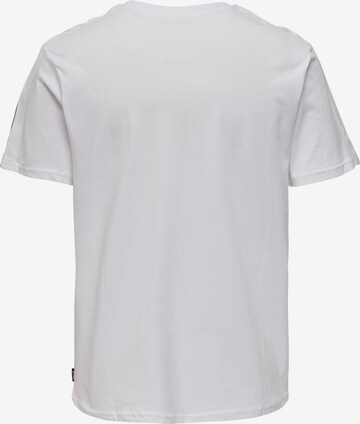 Only & Sons T-Shirt 'Jake' in Weiß