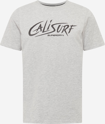 Superdry Тениска 'Cali' в сиво: отпред