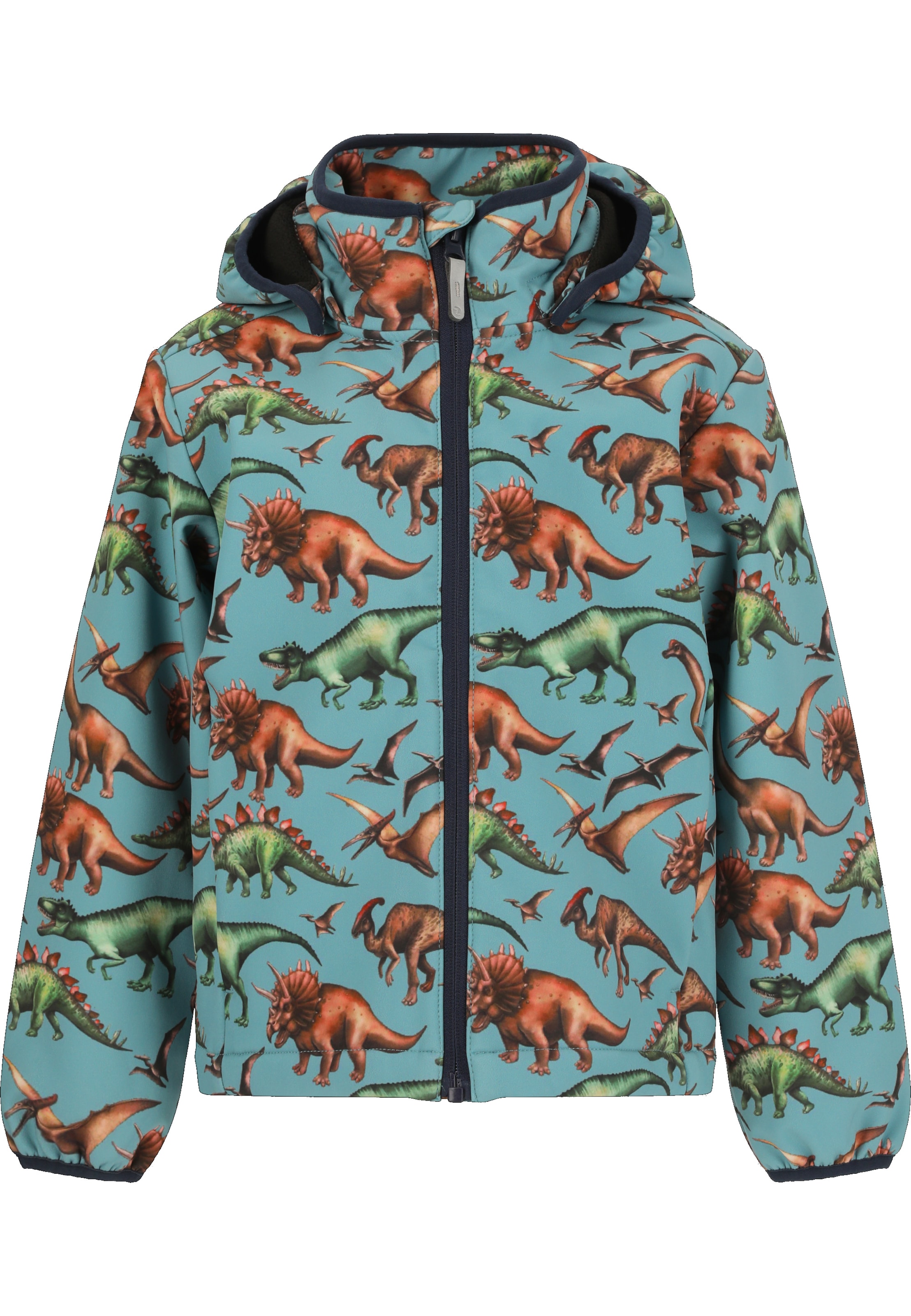 ZigZag Softshelljacke 'Stereo' in Blau: Vorderseite