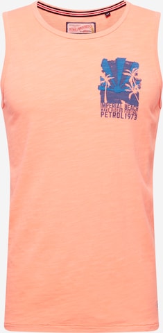 oranžs Petrol Industries T-Krekls: no priekšpuses