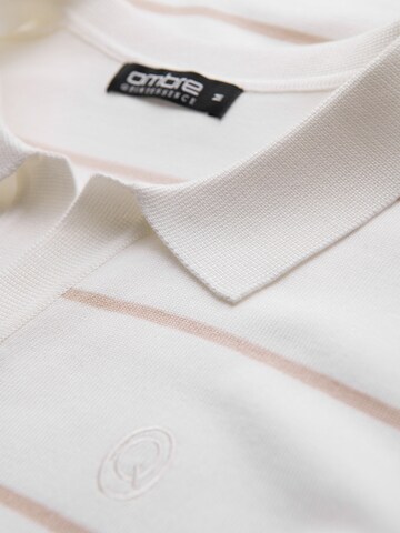 Ombre Shirt 'OM-POLS-0146' in White