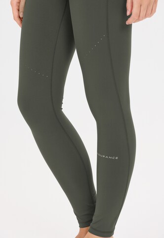 ENDURANCE Slim fit Sports trousers 'Annghone' in Green