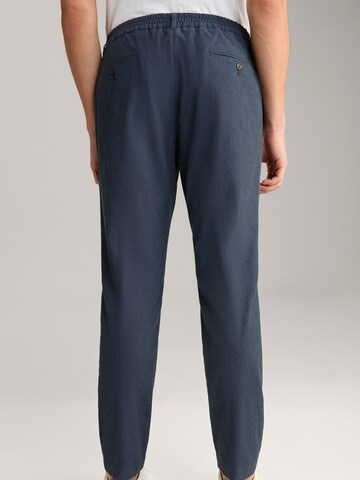 JOOP! Tapered Pleat-Front Pants 'Lester' in Blue