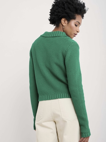 Cardigan 'Forest Ridge' Seasalt Cornwall en vert