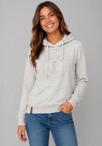 DELMAO Sweatshirt in Grey: front