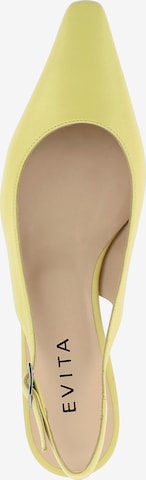 EVITA Slingback Pumps 'Lia' in Yellow