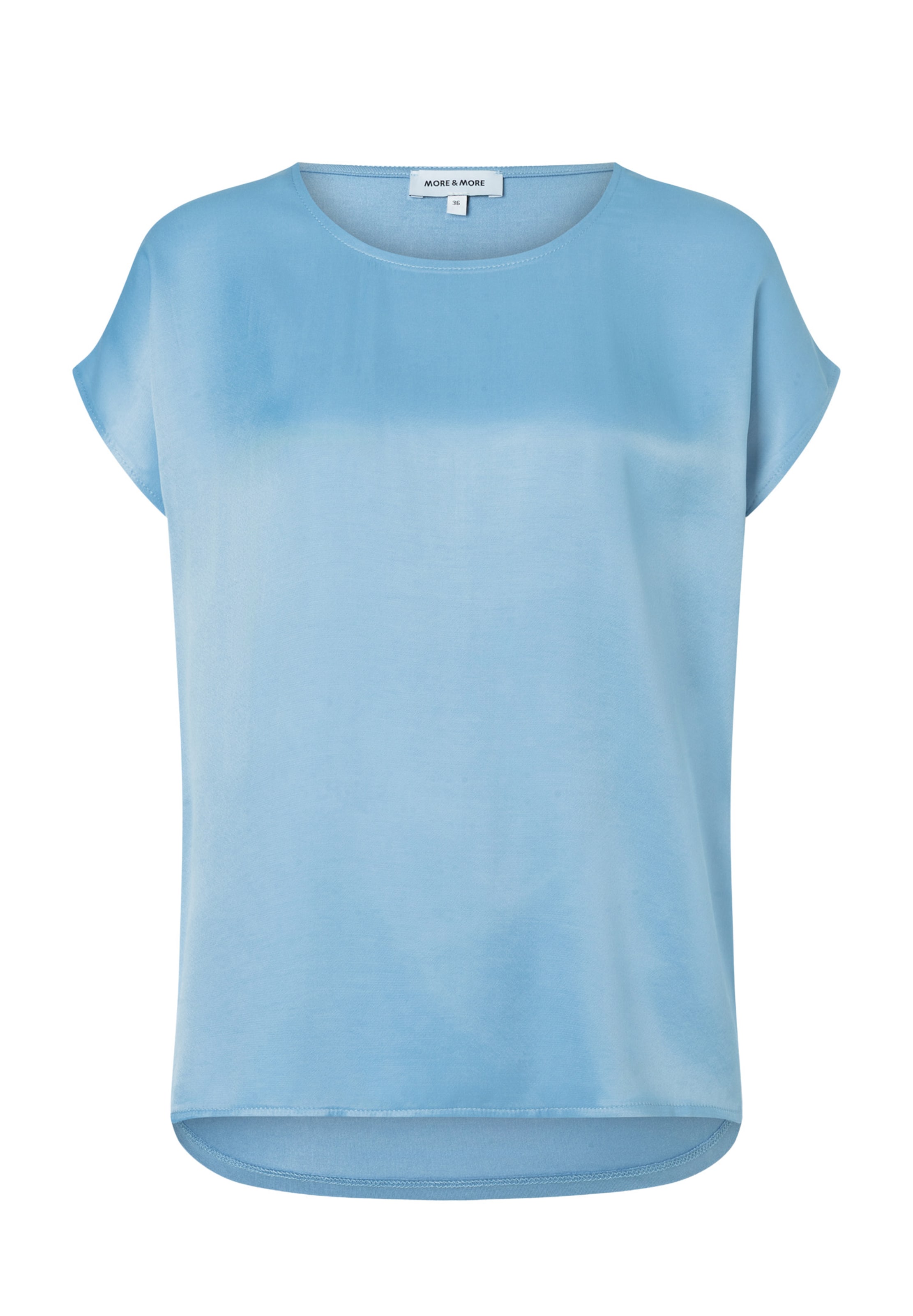 Camicia da donna di MORE & MORE in blu: frontale