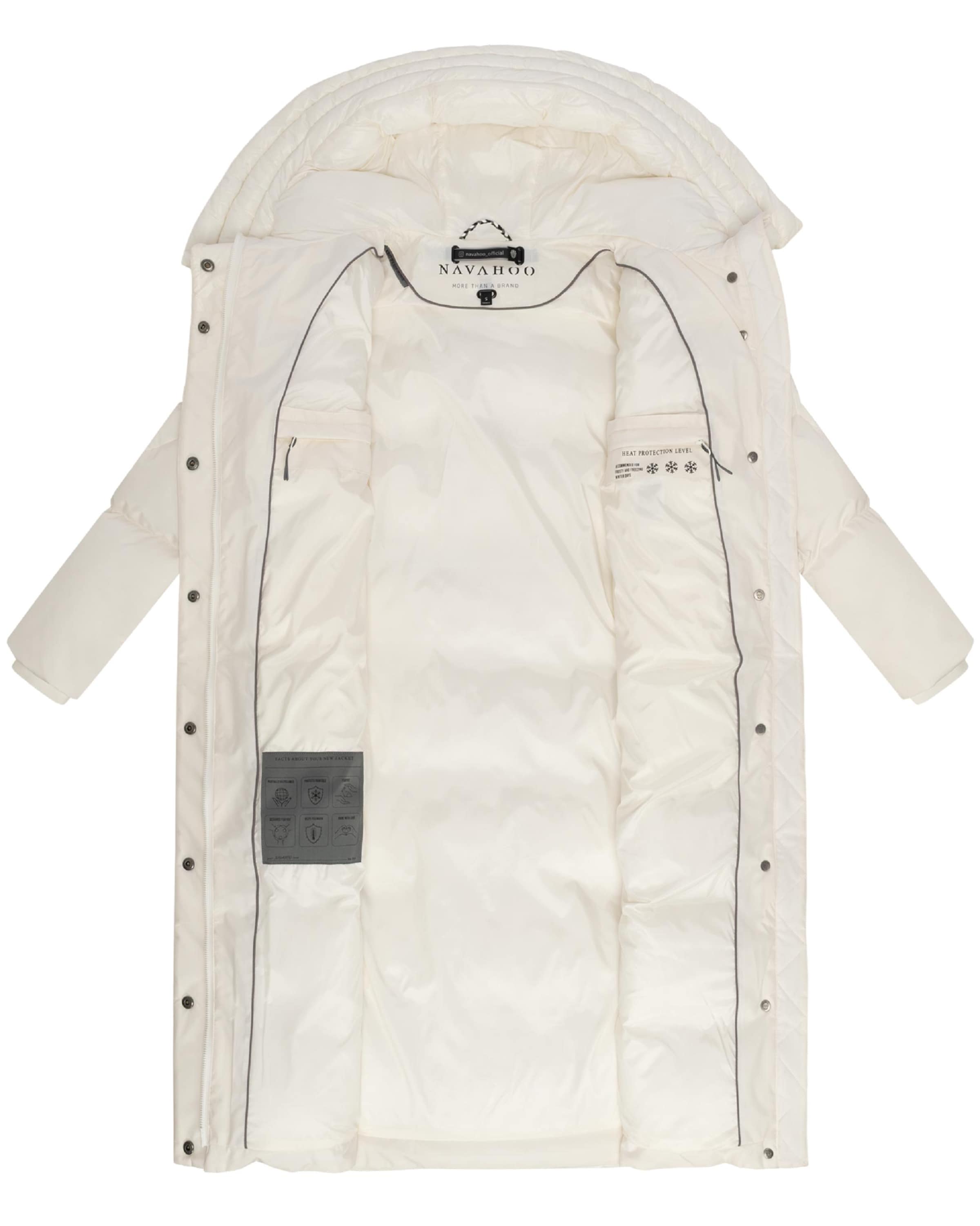 Cappotto invernale 'Knusperherz 14' di NAVAHOO in bianco