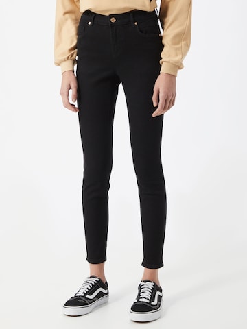 ONLY Skinny Jeans 'Anta' in Zwart: voorkant