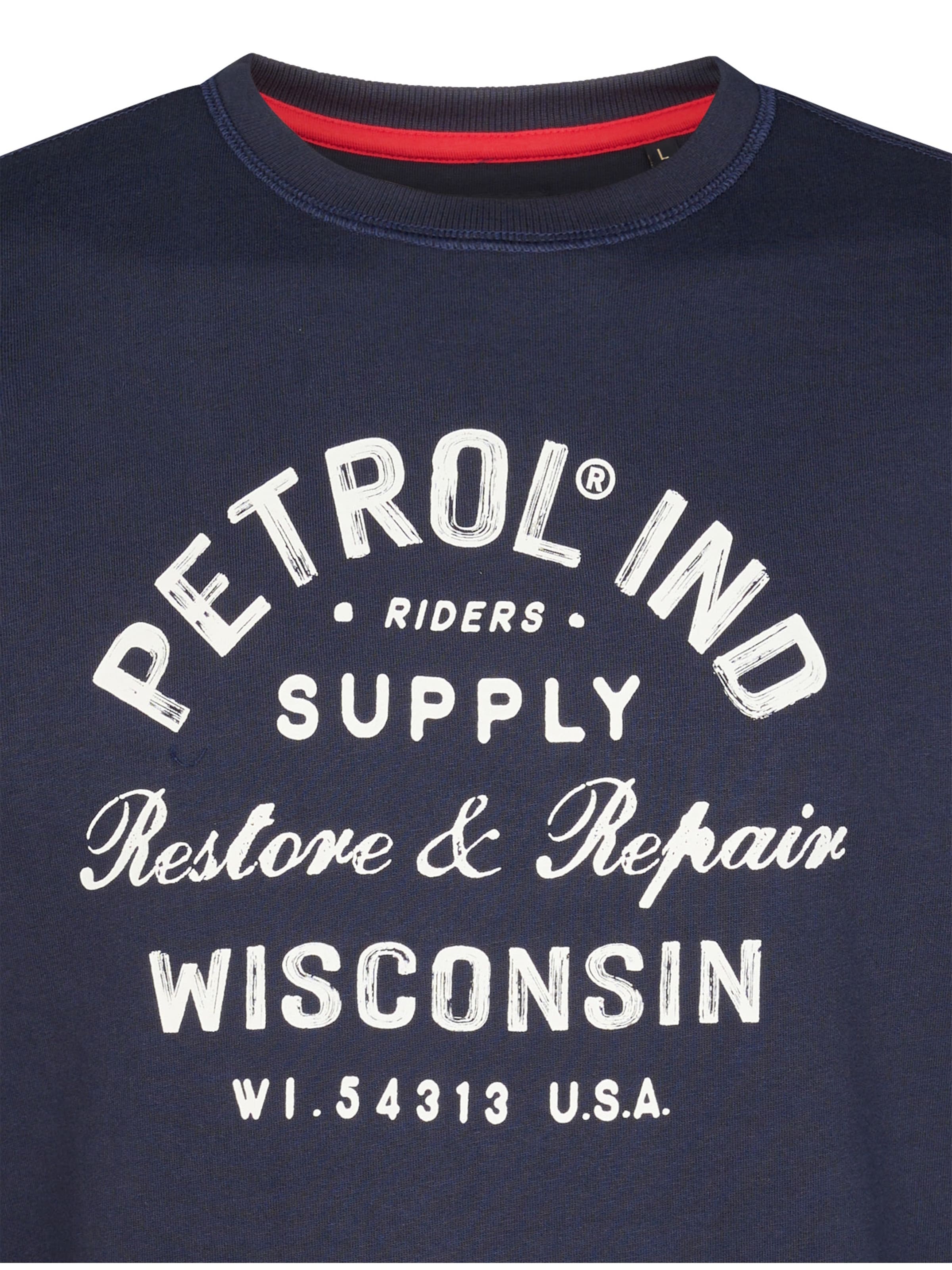 Petrol Industries Sweatshirt in Blauw