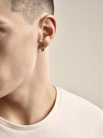 REYTEL - Pendientes 'EDGES' en plata