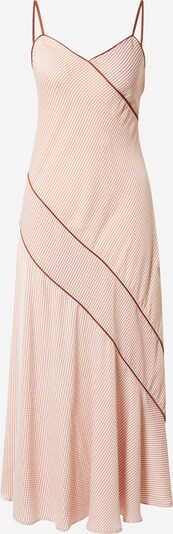 DKNY فستان بـ بني محروق / أبيض, عرض المنتج