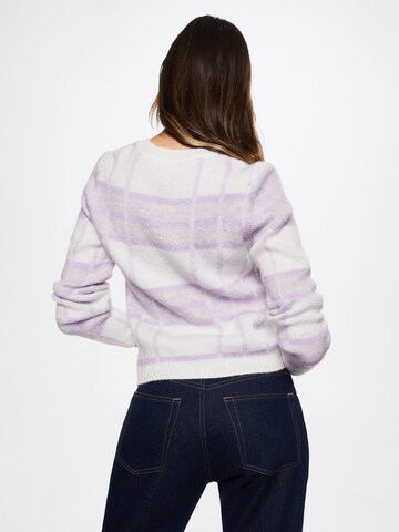 MANGO Sweater 'Lienzo' in Purple