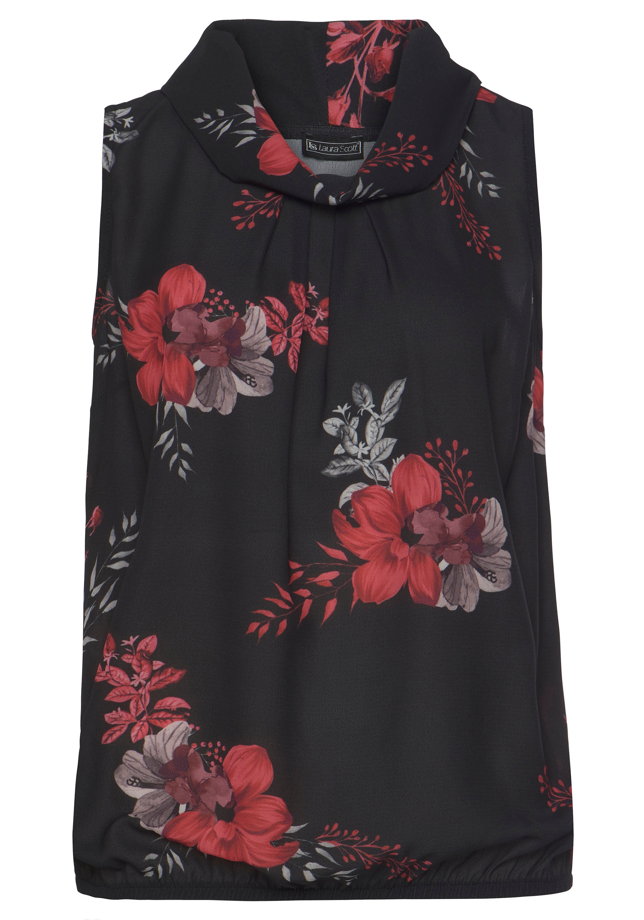 LAURA SCOTT Top in Schwarz: Vorderseite