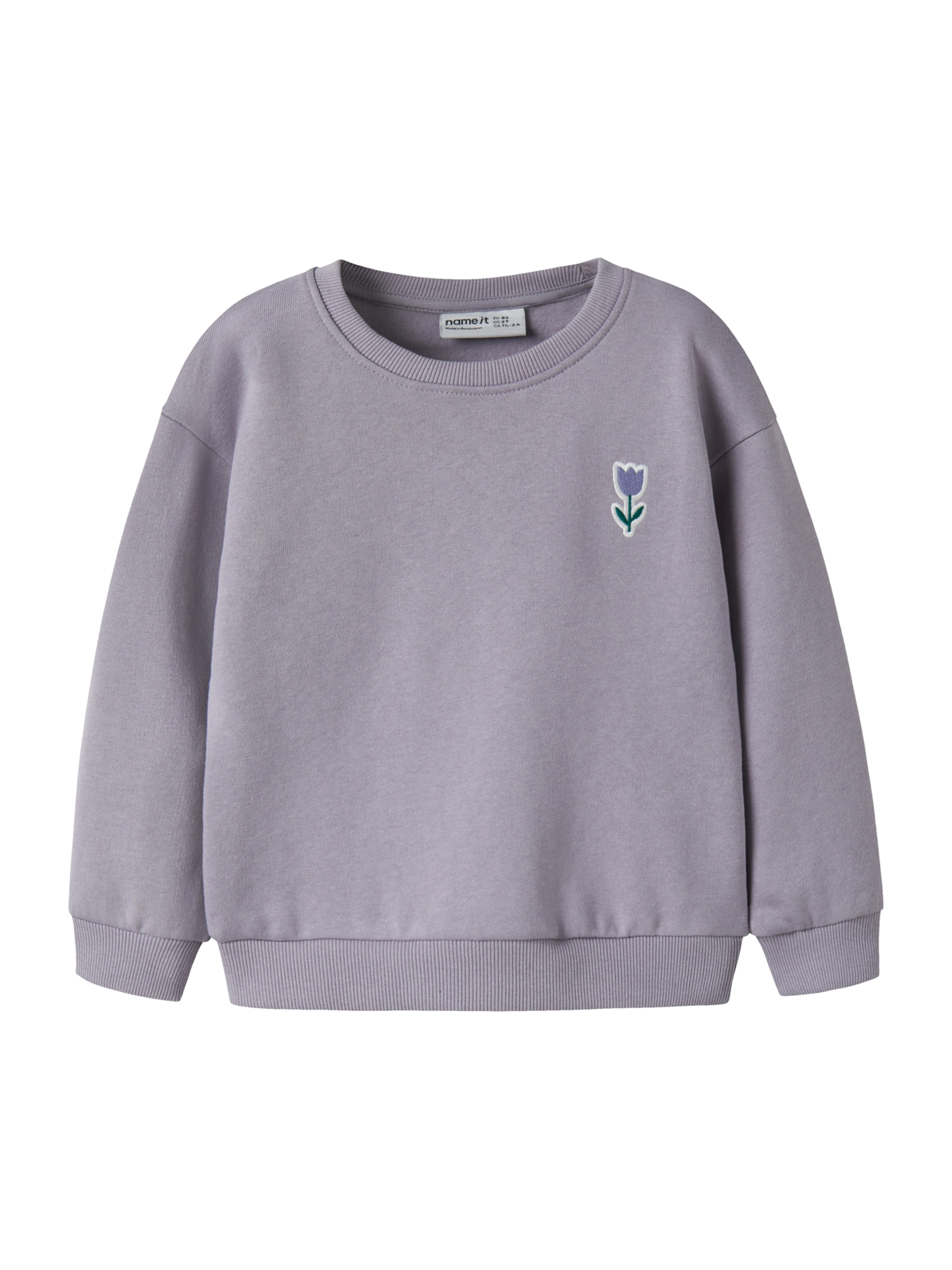 NAME IT Sweatshirt 'NMFVALLENE' in Purple: front