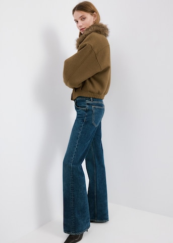 MANGO Between-Season Jacket 'Bird' in Brown