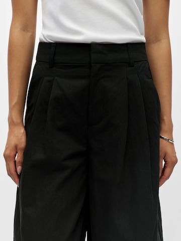 OBJECT Barrel Pleat-front trousers 'OBJTanya' in Black