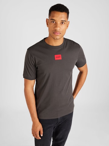 T-Shirt 'Diragolino212' HUGO Red en gris : devant