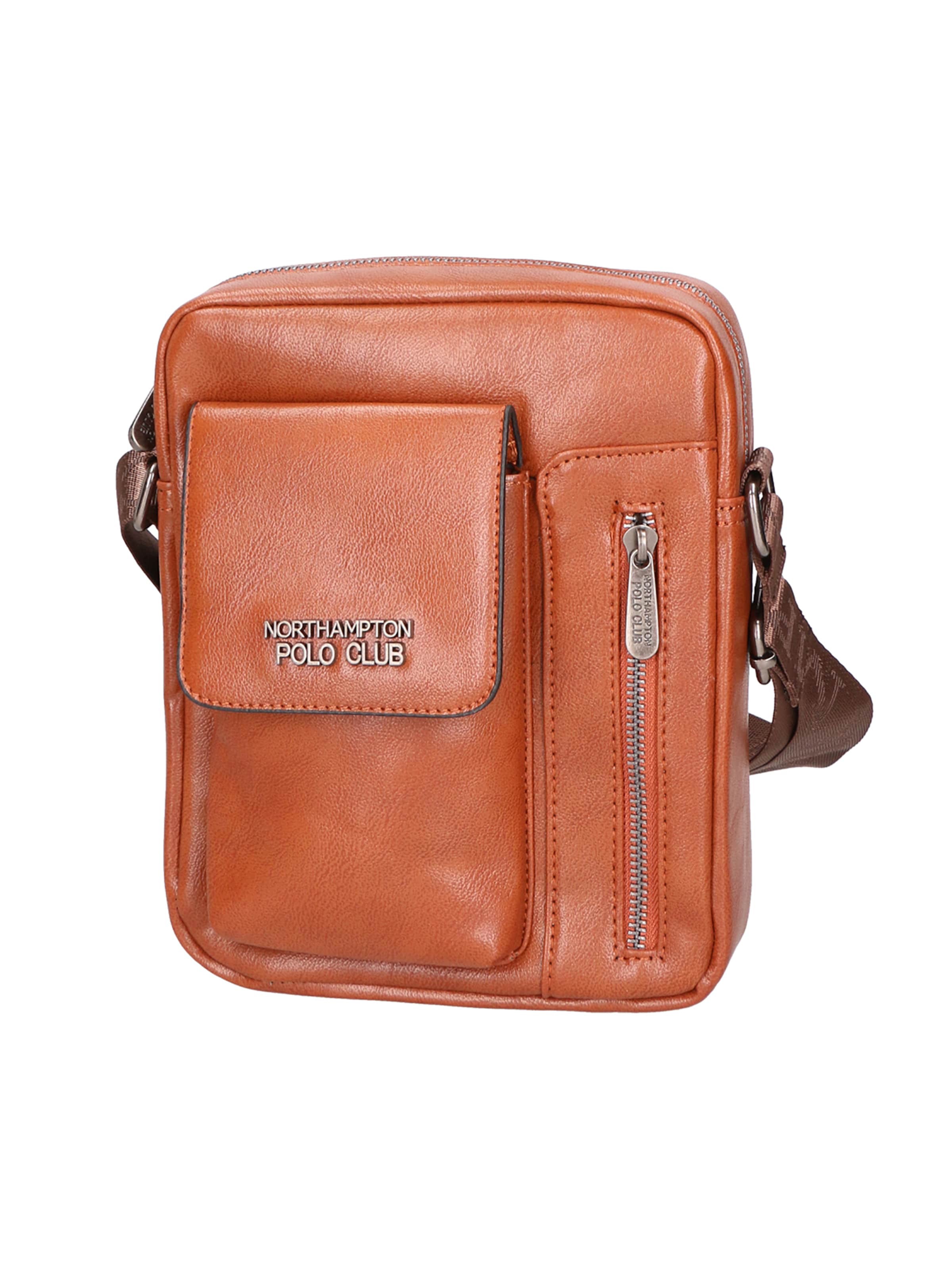 Borsa a tracolla di Northampton Polo Club in marrone