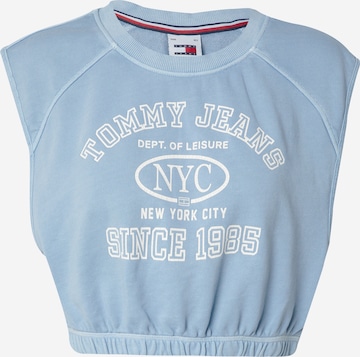 Tommy Jeans - Sweatshirt 'Varsity' em azul: frente