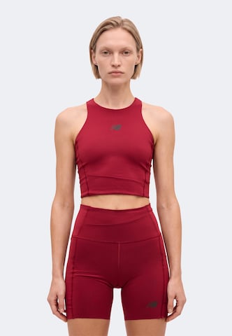 new balance Спортен топ 'RC Elite' в червено: отпред
