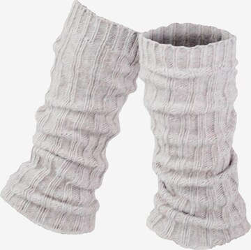 normani Leg Warmers in White: front