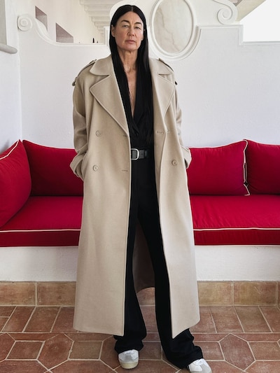 NA-KD Übergangsmantel in beige, Produktansicht