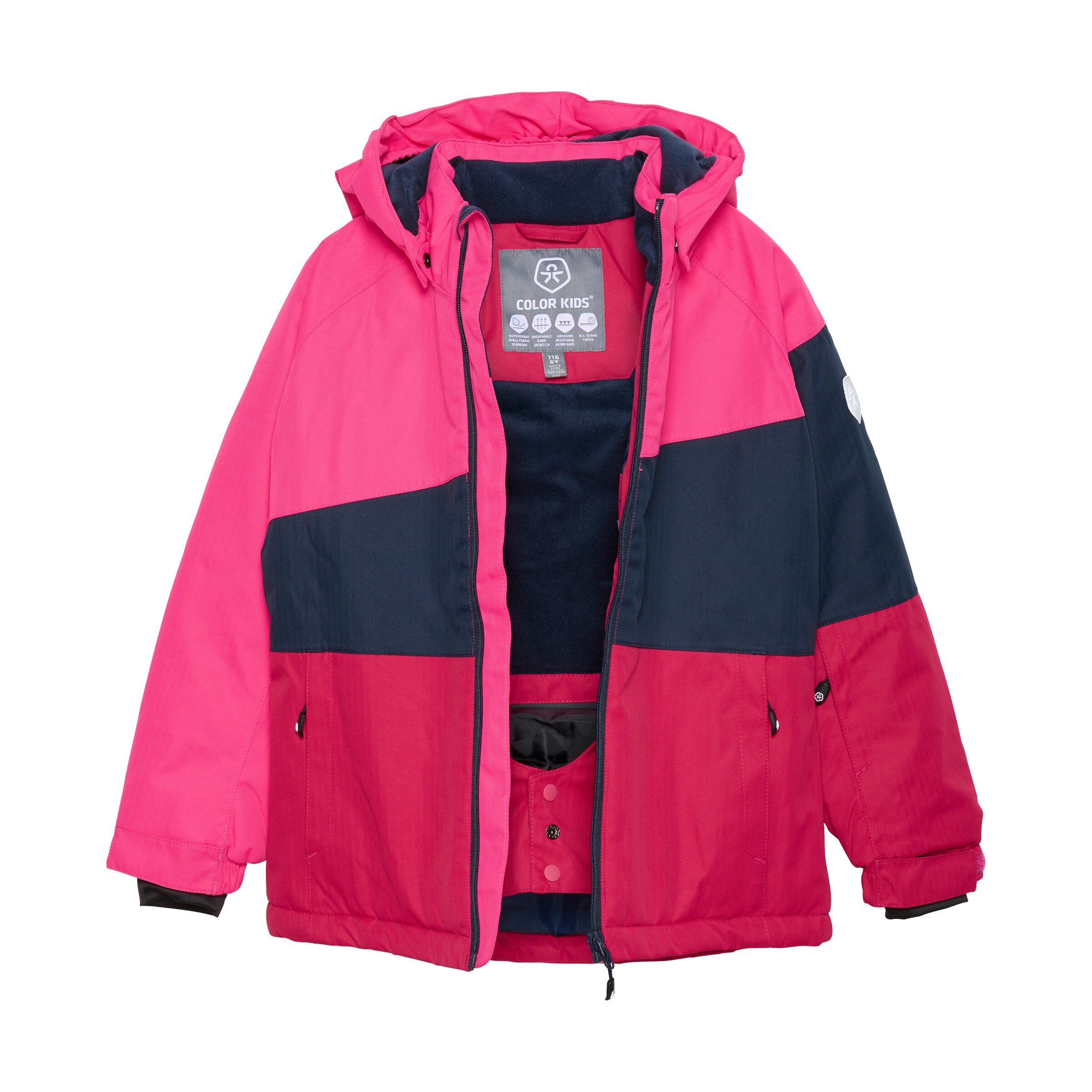 Veste de sport 'Coski' COLOR KIDS en rose
