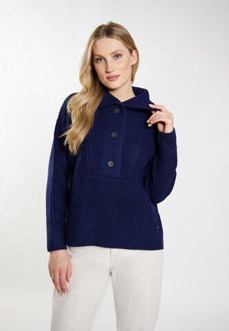 DreiMaster Vintage Pullover 'Incus' in Blau: predná strana