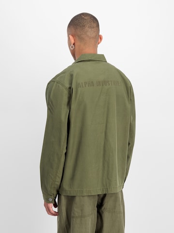 Geacă de primăvară-toamnă 'P-41 HBT' de la ALPHA INDUSTRIES pe verde