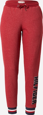 Tommy Hilfiger Underwear Spodnie od piżamy w kolorze czerwony: przód