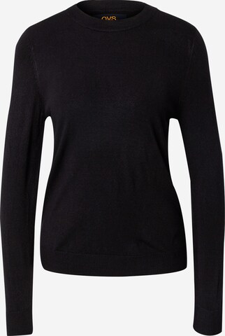 Pull-over OVS en noir : devant