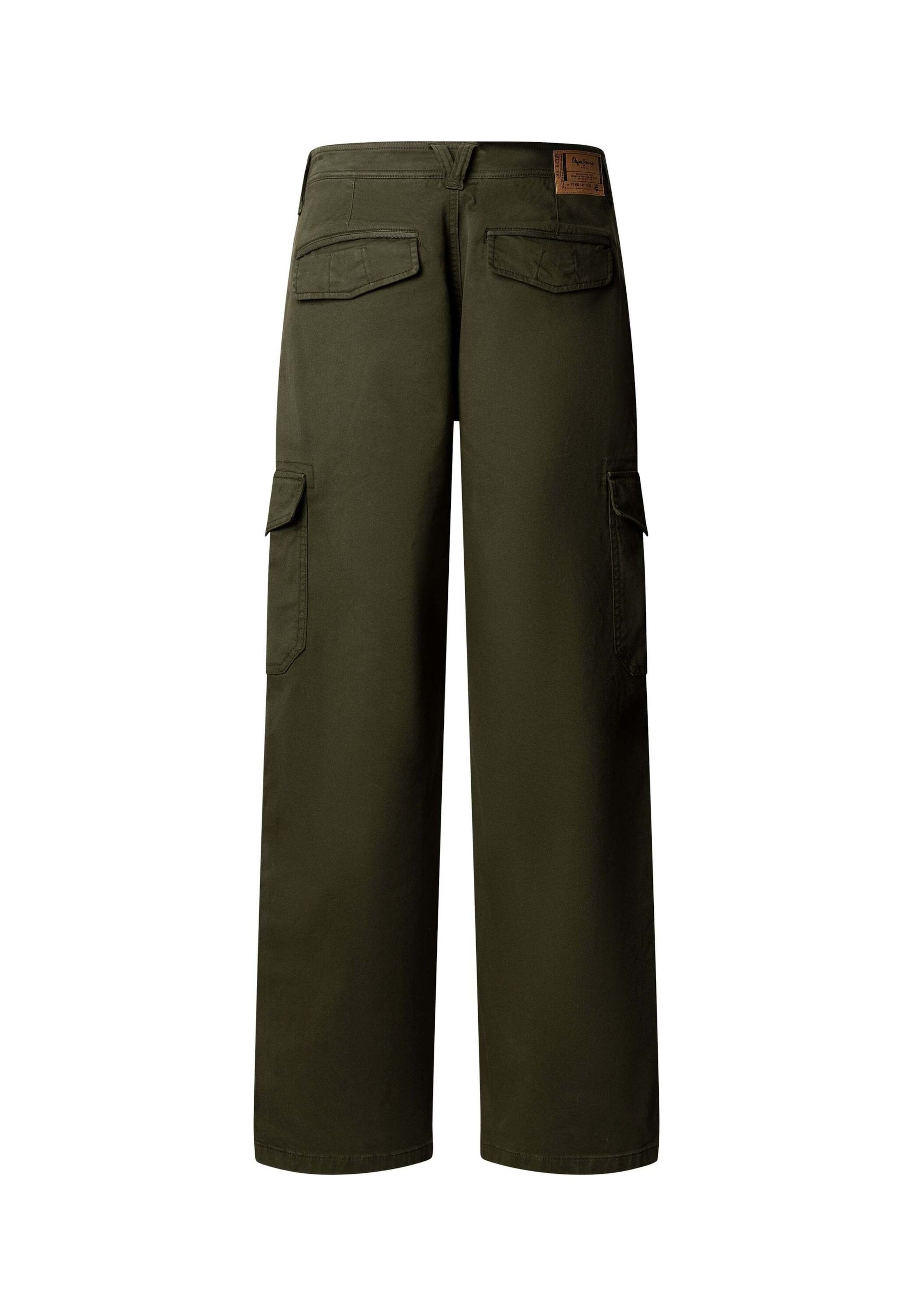 Pepe Jeans - Loosefit Pantalón cargo en verde