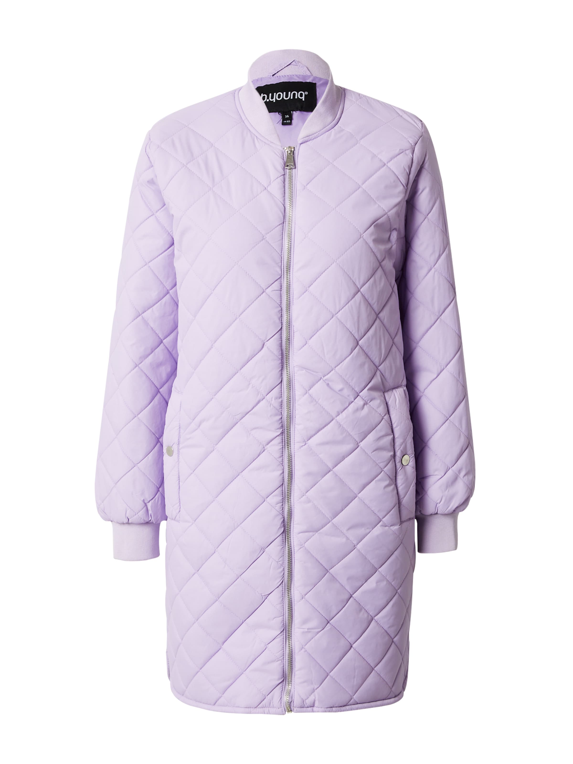 b.young Overgangsfrakke 'Canna' i lilla: forside