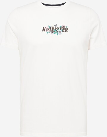 T-Shirt HOLLISTER en blanc : devant