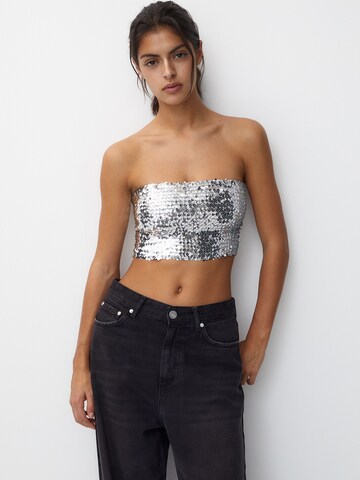 Pull&Bear Top in Grau