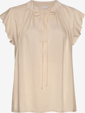 Camicia da donna di LASCANA in beige: frontale