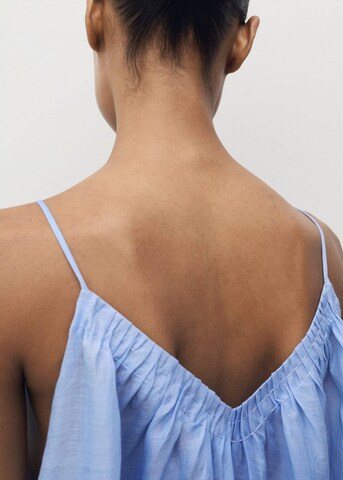 MANGO Nightgown 'Spring' in Blue