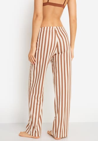 LSCN by LASCANA Пижамные штаны в Коричневый