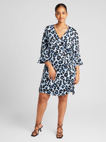 Robe 'CORBA' EVOKED en bleu : devant