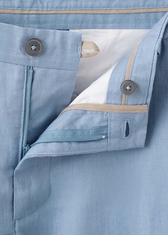 MANGO MAN Slimfit Hose 'Oyster' in Blau