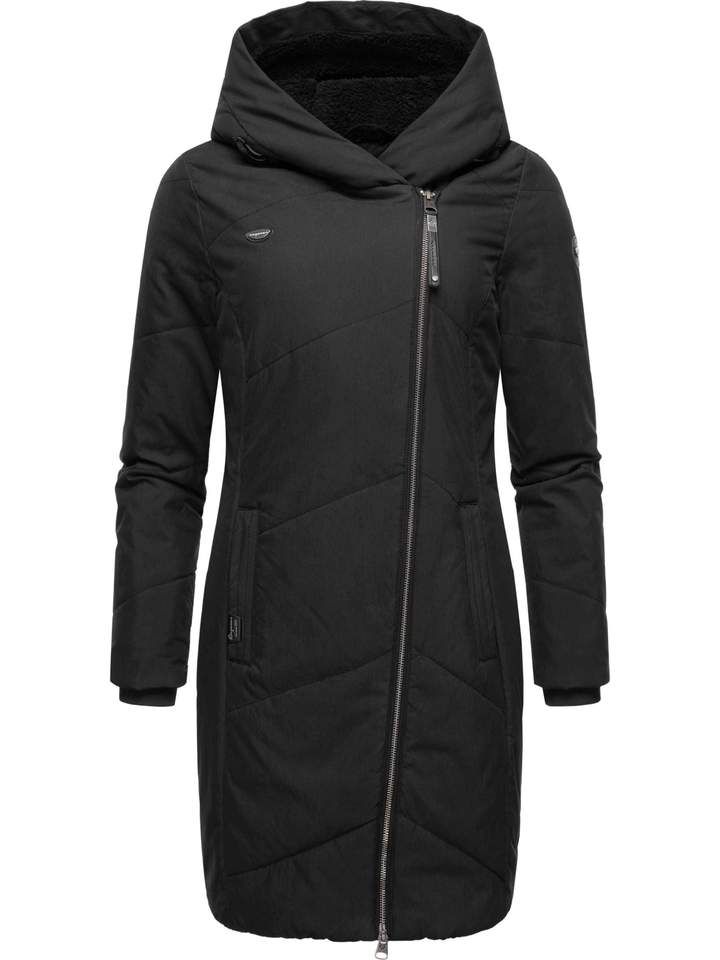 Manteau d’hiver 'Gordon' Ragwear en noir : devant