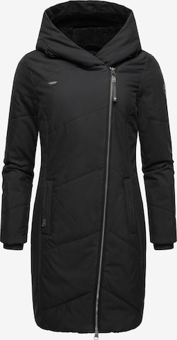 Ragwear Winter Coat 'Gordon' in Black: front