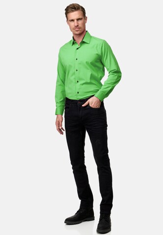 Rusty Neal Regular fit Overhemd in Groen
