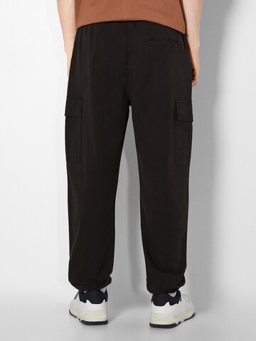 Loosefit Pantaloni cargo di Bershka in nero