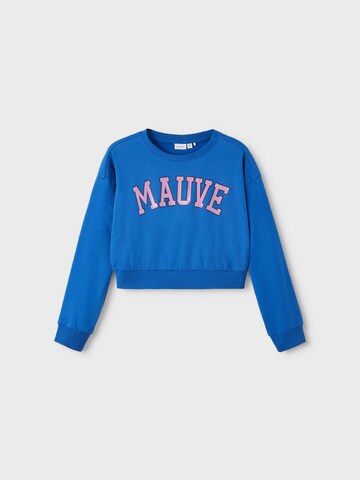 NAME IT - Sudadera 'NAMAUVE' en azul